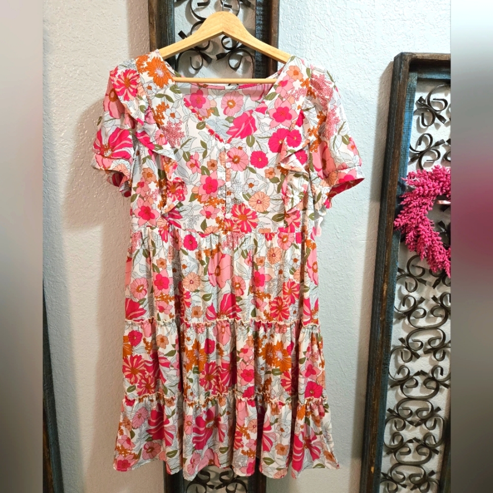 NWT Floral Flowy Dress